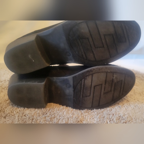 Shoe Land Suede Ankle Boot Black ~ Size 8 - Picture 6 of 7